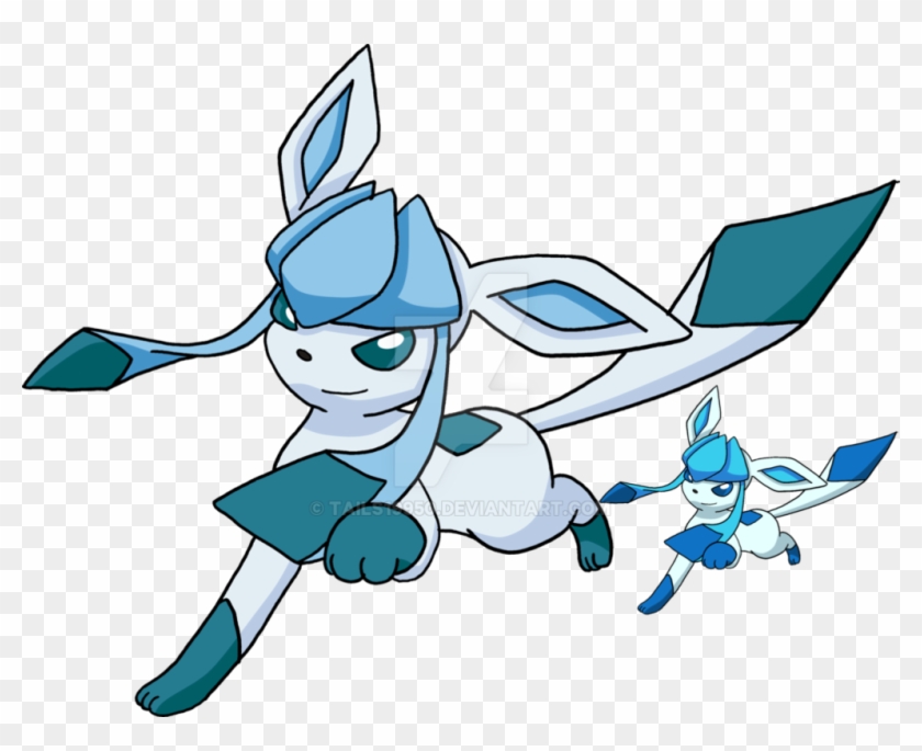 471 - Glaceon - Art V - 4 By Tails19950 - Glaceon And Shiny Glaceon #579349