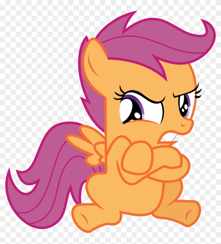 Drawing Amusing My Little Pony Scootaloo 5 A83 My Little - My Little Pony Scootaloo #579350