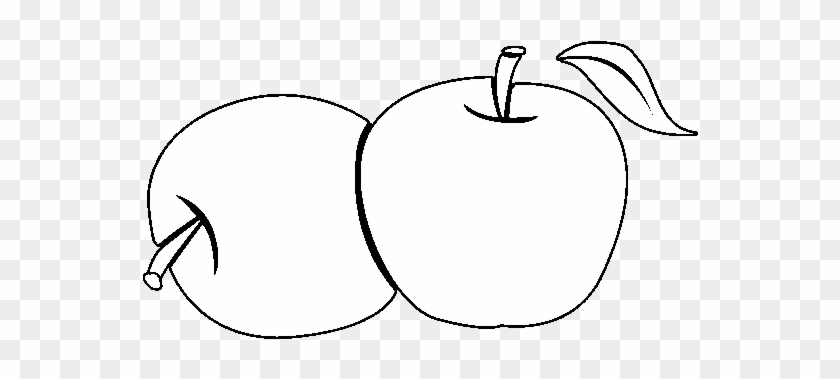 Two Apples Coloring Page Coloringcrewcom - Mcintosh #579400