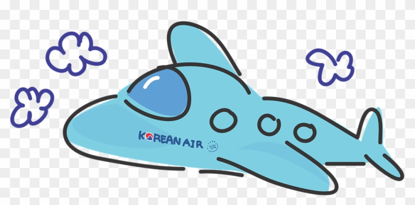 Aeroplane Cartoon 14, Buy Clip Art - Korean Airlines Clipart #579409