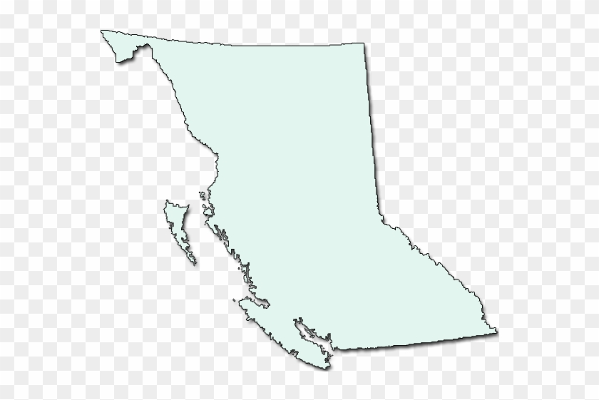 Ponderosa Pine Biogeoclimatic Zone - Blank Map Of British Columbia #579452