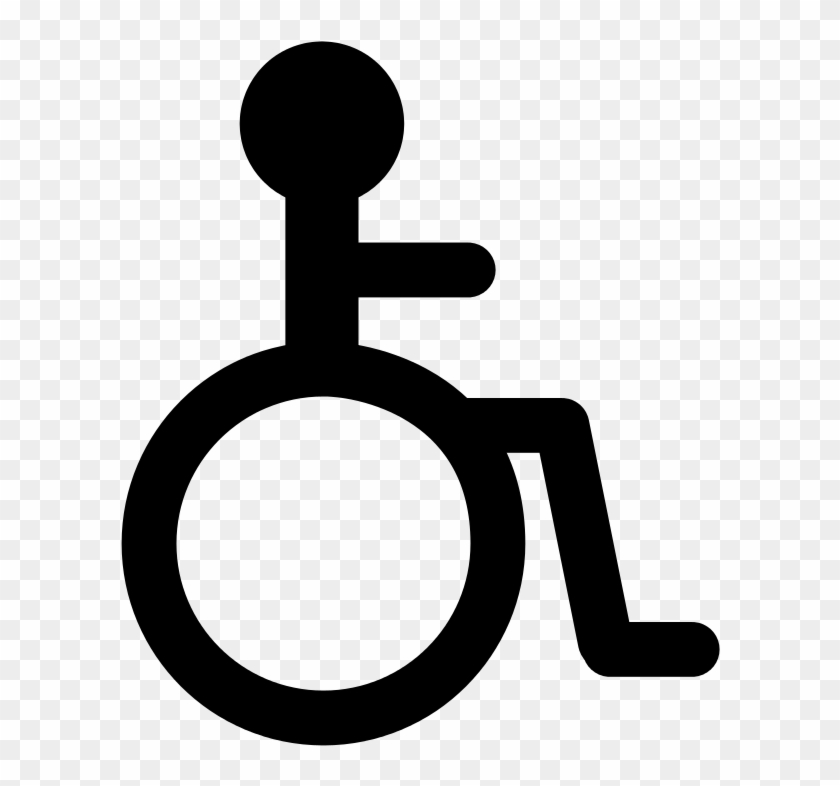 File - Wheelchair - Svg - Wikimedia Commons - Wheelchair Svg #579482