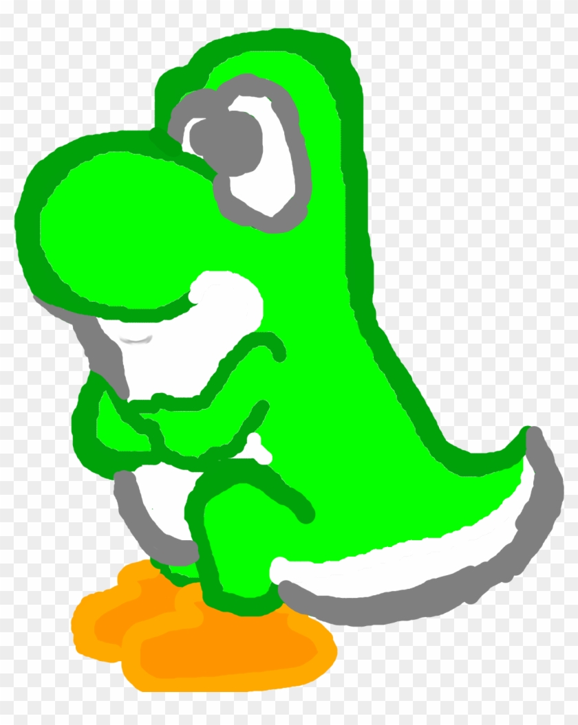 Messed Up Yoshi Drawing By Luigiruigi11123 Messed Up - Messed Up Drawings #579677