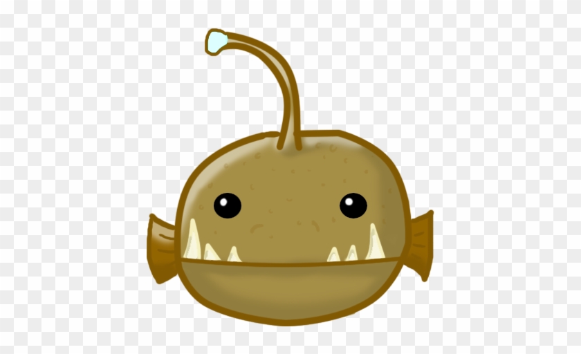 Anglerfish Clipart Cute - Angler Fish Drawing Cute #579735