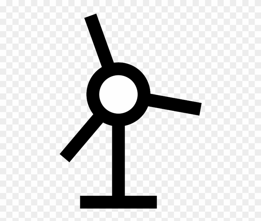 Symbol, Symbols, Japanese, Mill, Wind, Windmill - Windmill Map Symbol #579848