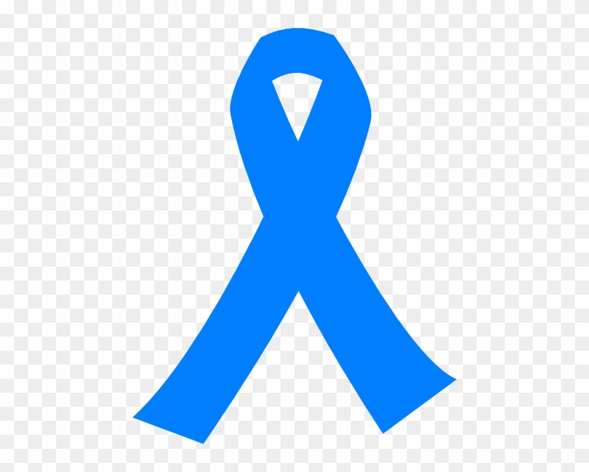 Light Blue Cancer Ribbon Clip Art At Clkercom Vector - Prostate Cancer Ribbon Vector #579849