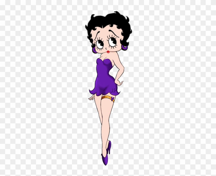 Bb Purple Dress - Betty Boop #579954