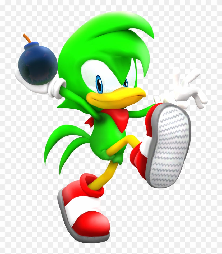 Bean The Dynamite In Sonic World By Nibroc-rock - Personajes Olvidados De Sonic #580056