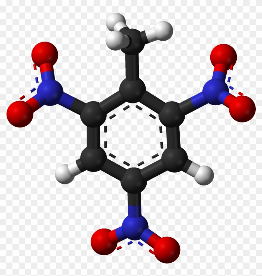 Trinitrotoluene Ball And Stick #580082