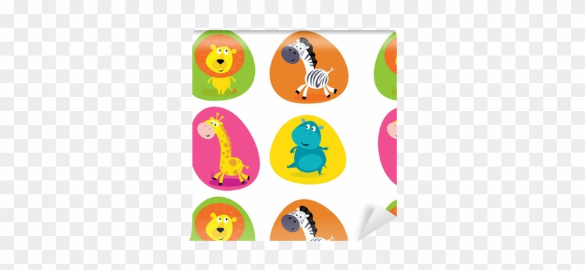 Cute Safari Animals Set - Jungle Animal Vector #580156