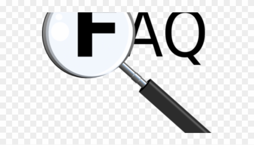 Faq For Visitors - Magnifying Glass Clipart #580197
