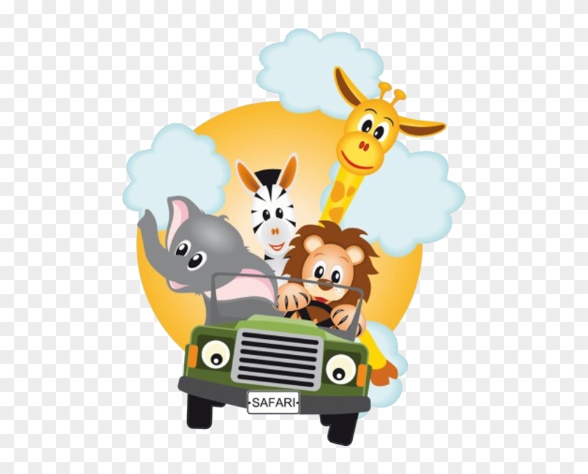 Safari Sticker Party - Safari Animals Clipart Png #580223