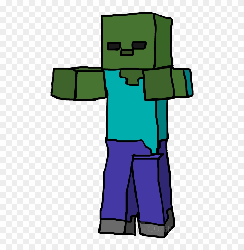 Cã¼zen Central - Draw A Minecraft Zombie #580283