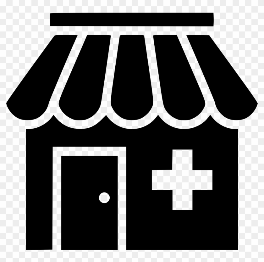 Pharmacy Clinic Hospital Drug Store Medical Comments - Medical Store Icon Png #580385