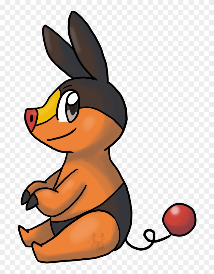 Sitting Tepig By *inkblot-rabbit On Deviantart - Rabbit Name In Pokemon #580392