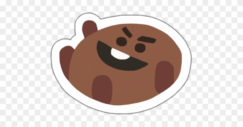 Bt21 Shooky Sticker By Baebwi - Bt21 Stickers Png #580442