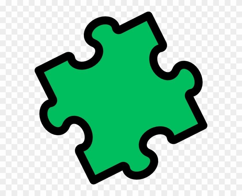 Colored Puzzle Piece #580528