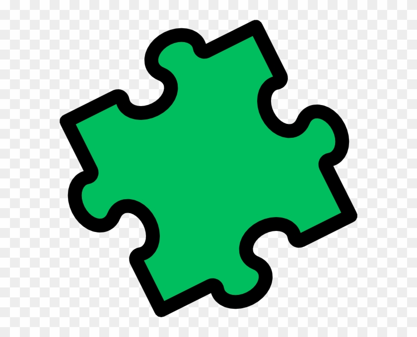 Colored Puzzle Piece #580528