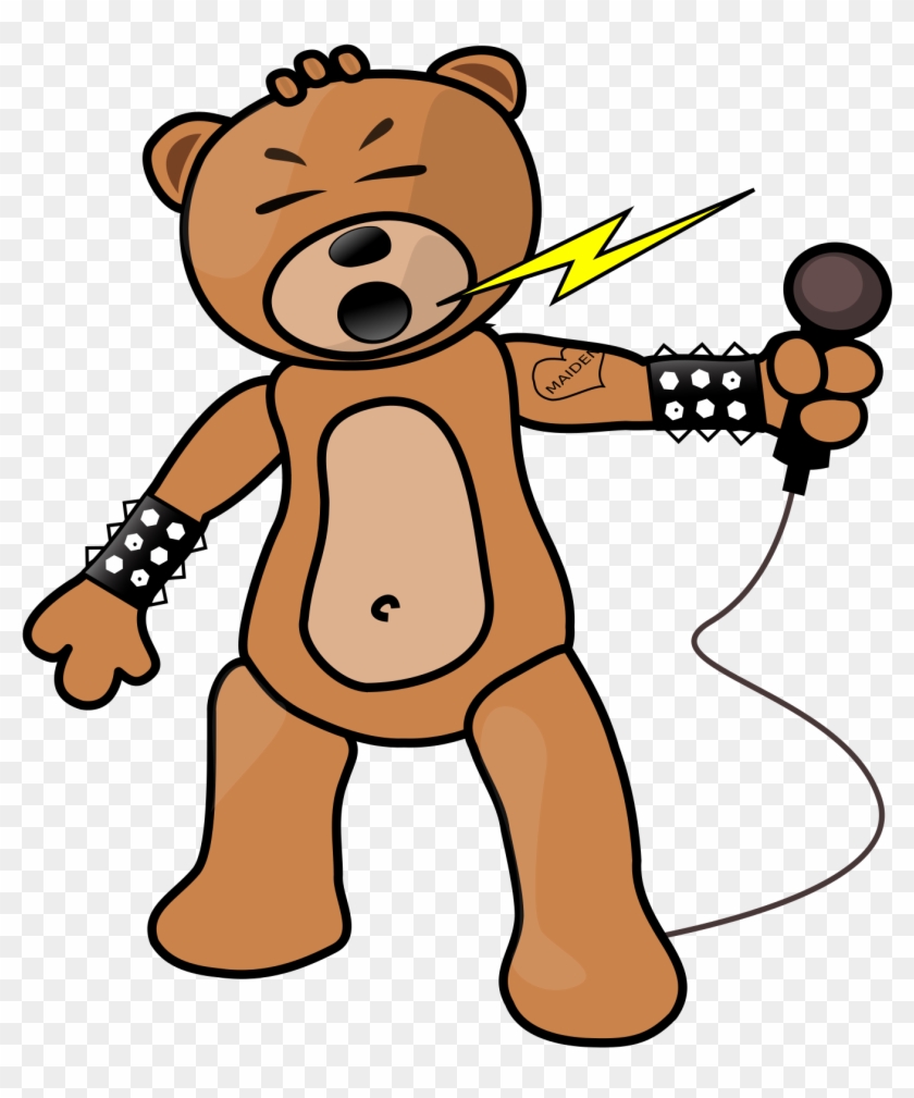 Teddy - Singing Bear Shower Curtain #580605