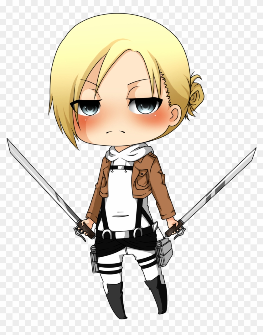 Anime, Syreii, Attack On Titan, Annie Leonhardt, Fanart - Attack On Titan Annie Chibi #580698