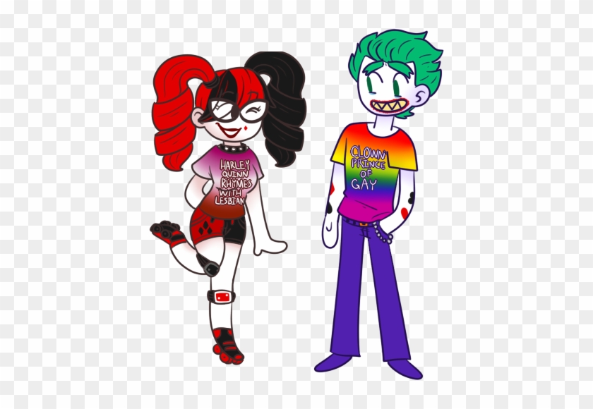 Joker And Harley In Pride Tshirts - Lego Batman Movie Batjokes #580755