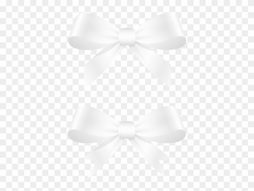 White Bows Png Clipart Picture - Present #580831