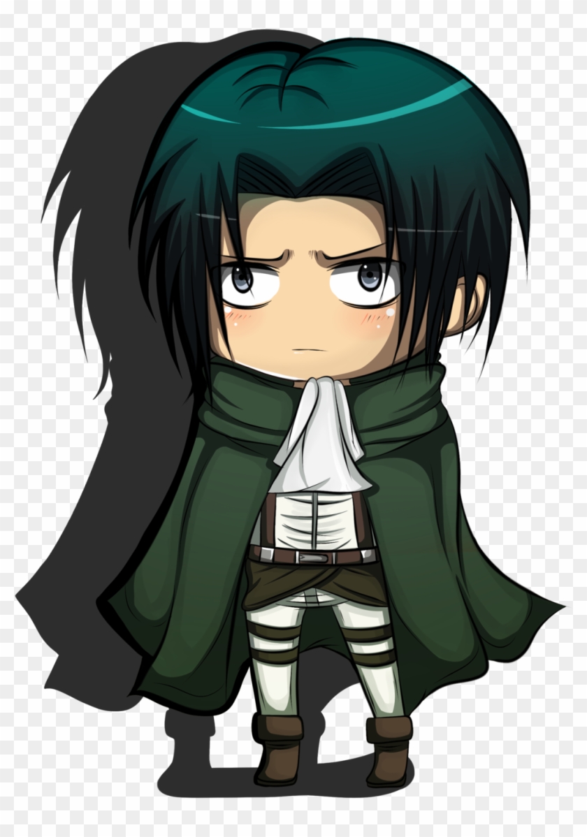 Chibi Levi - Dark Chibi Anime Transparent #580836