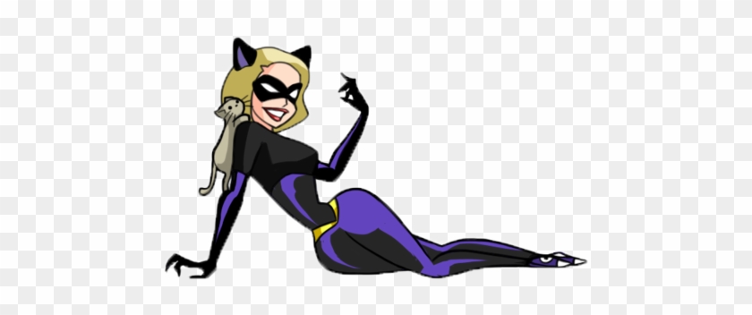 Catwoman Animated - Catwoman Cartoon Png #580877