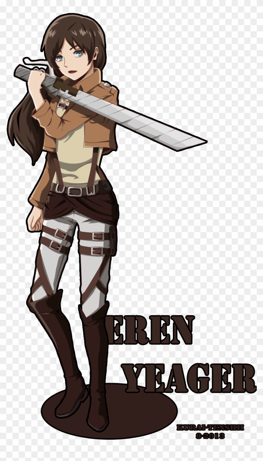 Eren Yeager By Kurai-tenshii - Eren Aot Genderbend #580926