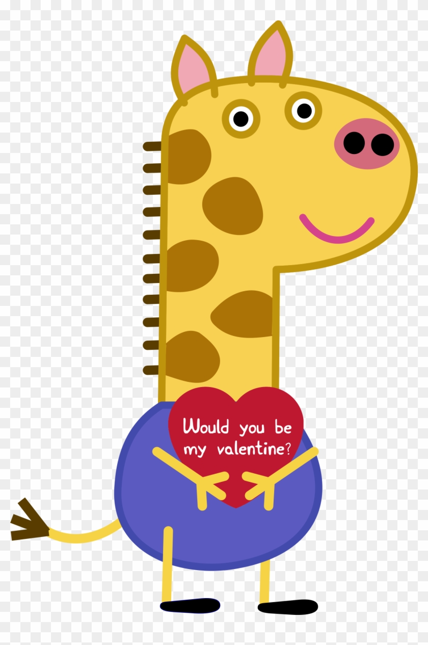 Gerald Giraffe - Valentine - Peppa Pig Gerald Giraffe #580957