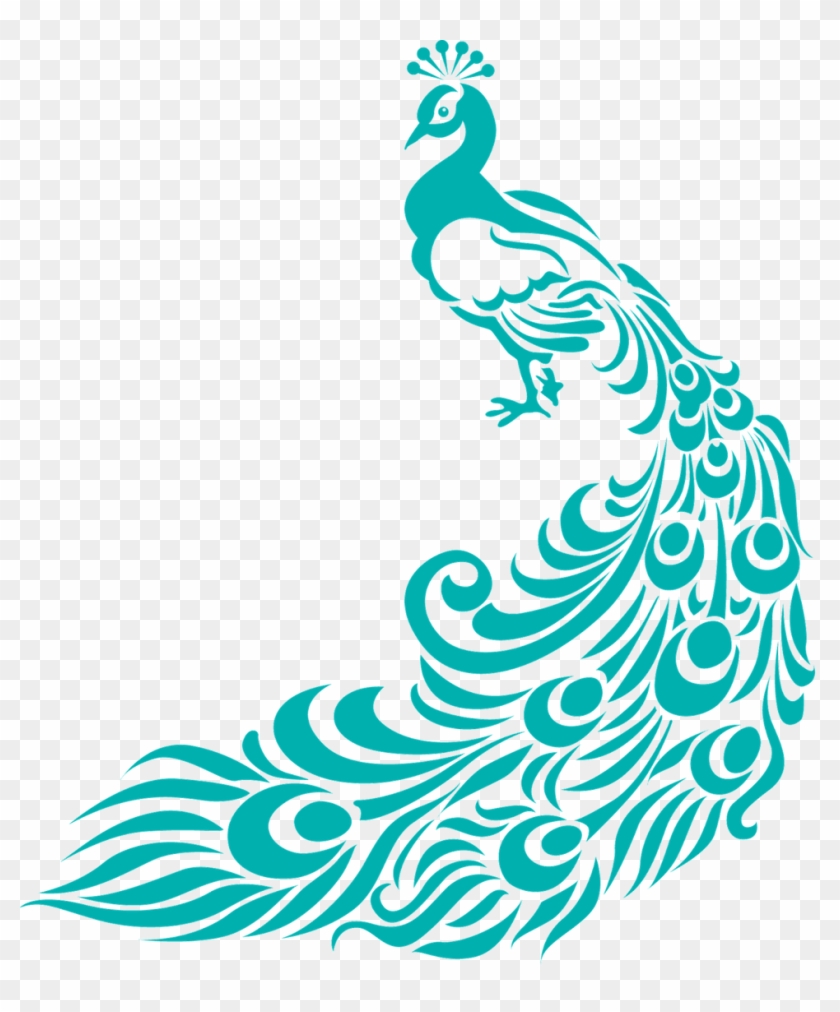 Home Decor Large-size Simple Peacock Designs Clipart - Border Design For Assignment #580997