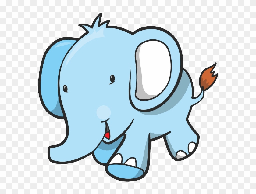 Baby Blue Elephants - Blue Elephant #581076