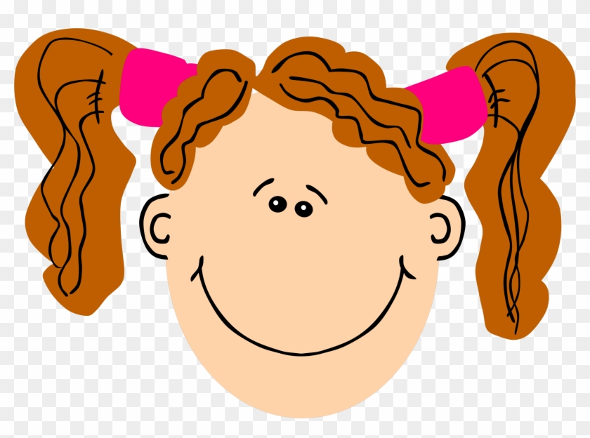 Big Image - Girls Faces Clip Art #581176