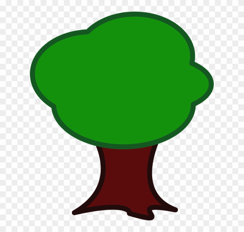Tree With Big Trunk Clip Art #581398