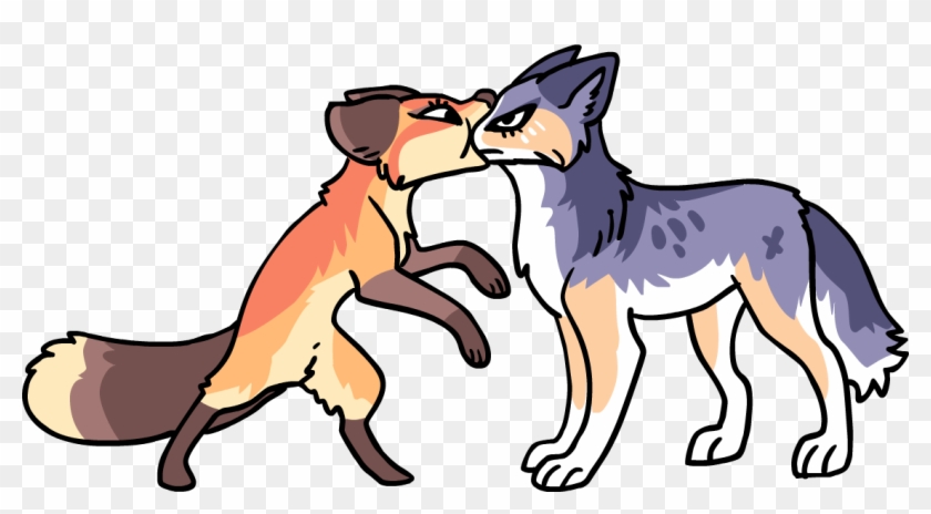 Fox And The Wolf By Griffsnuff - Fox And The Wolf #581462
