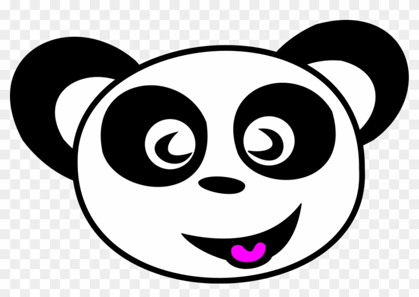 Happy Clipart Images Pictures - Panda Bear Face Cartoon #581483