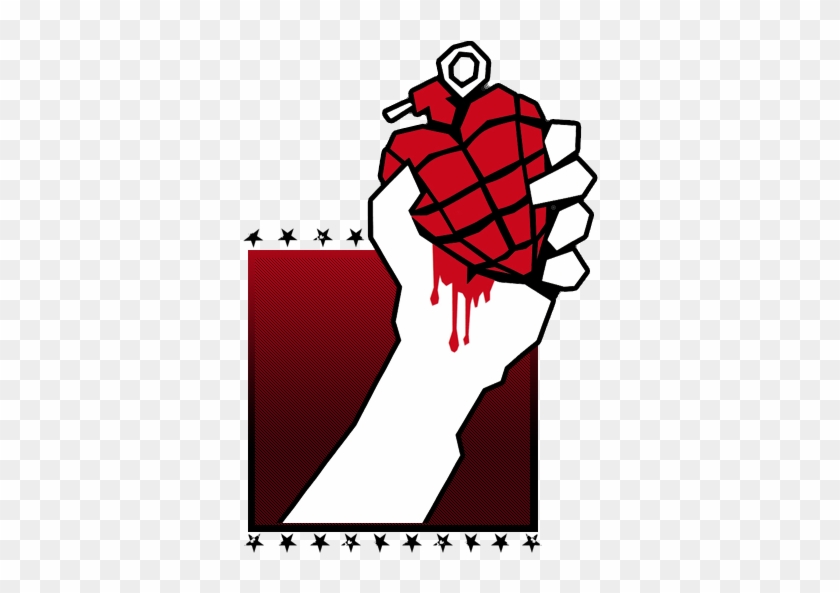 Green Day American Idiot Heart Grenade - Green Day American Idiot Logo Png #581588