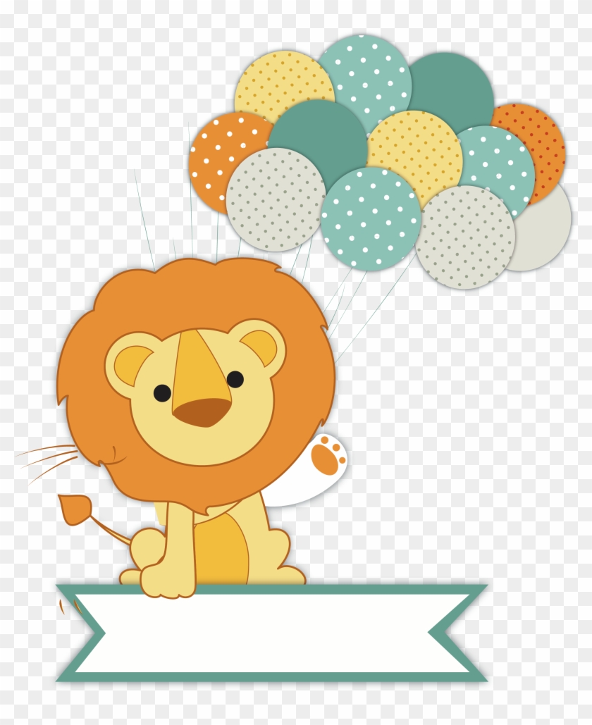 Wedding Invitation Lion Baby Shower Infant - Baby Shower Cartoon #581609