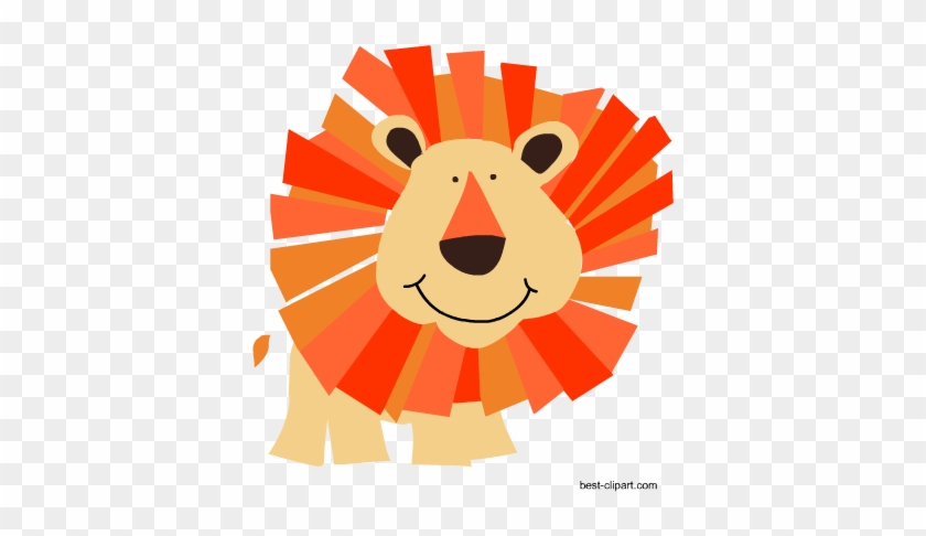 This Is A Really Cute Smiling Lion Clip Art Image That - Baby Shower #581637