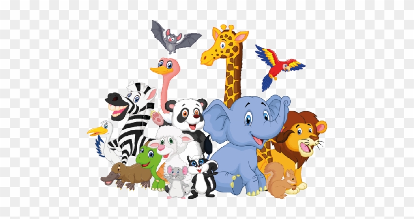 Baby Cartoon Animals - Group Of Animals Cartoon #581677