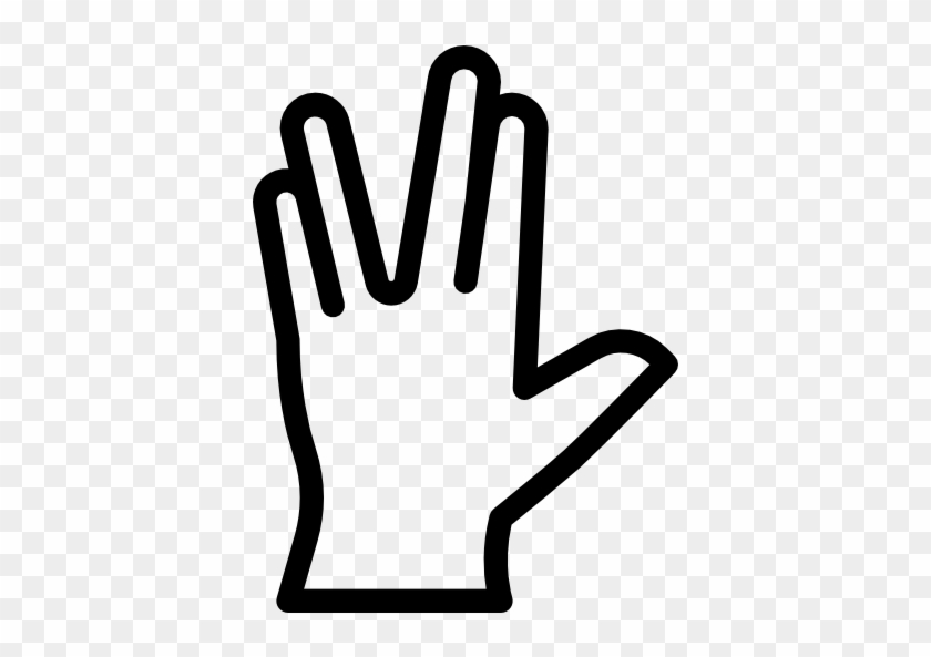 Vulcan Salute Free Icon - Vulcan Salute #581764