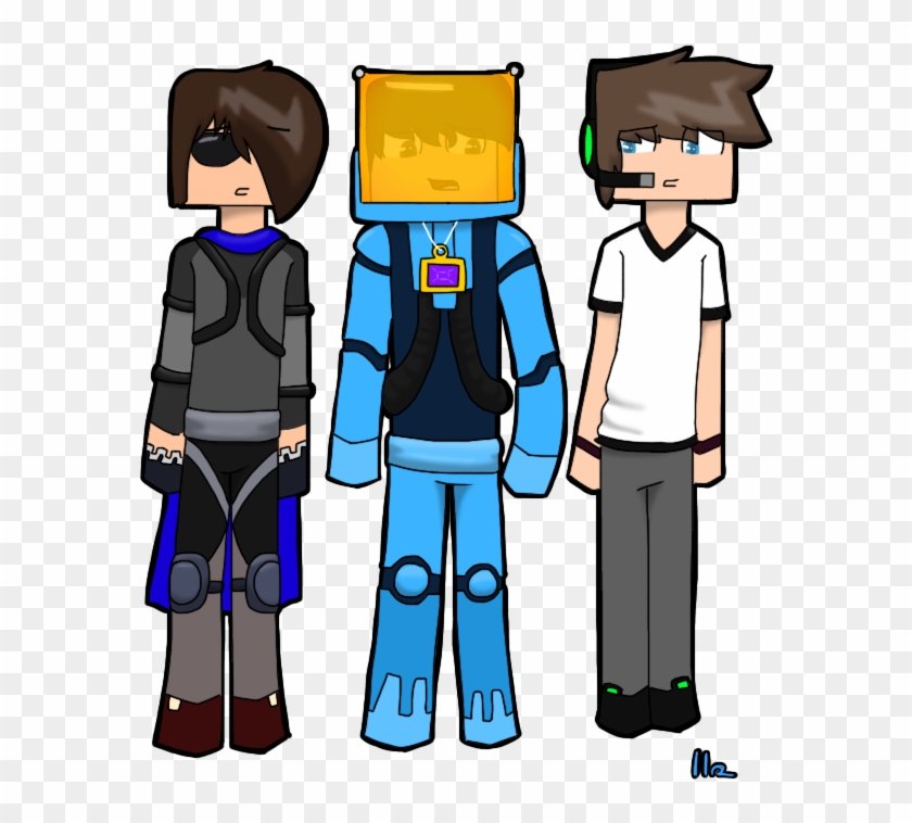 Minecraft Trio Flip Flop By Silverwing2254 On Deviantart - Minecraft #581820