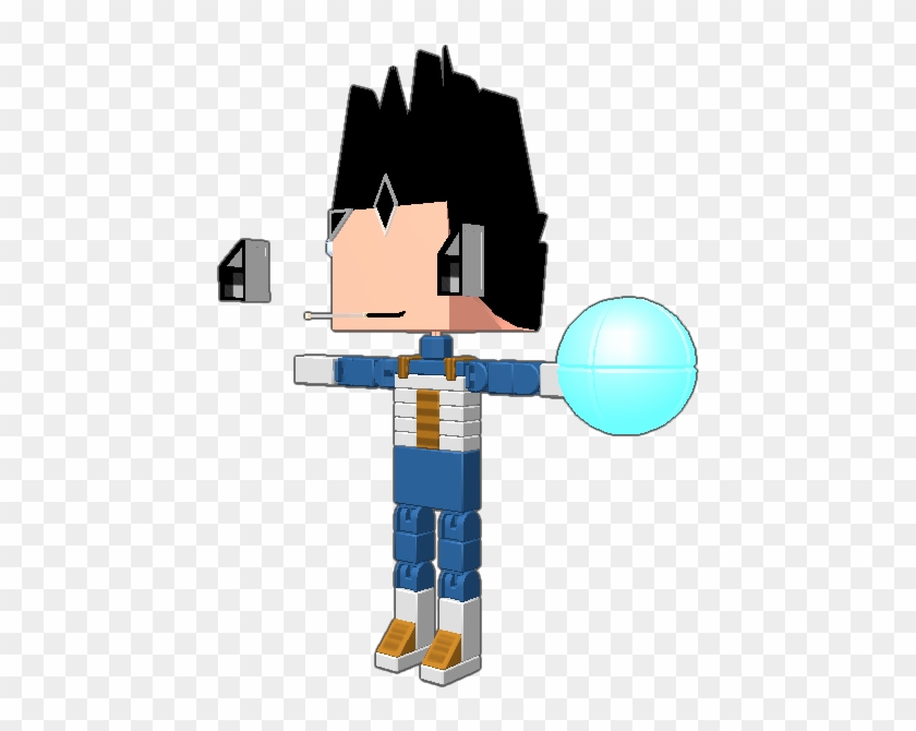 This Is A Very Cool Model Of Vegeta From Dbz But He - Cartoon #581850