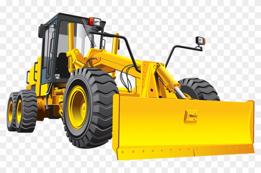 Grader Road Heavy Equipment Bulldozer Clip Art - Excavator #581880