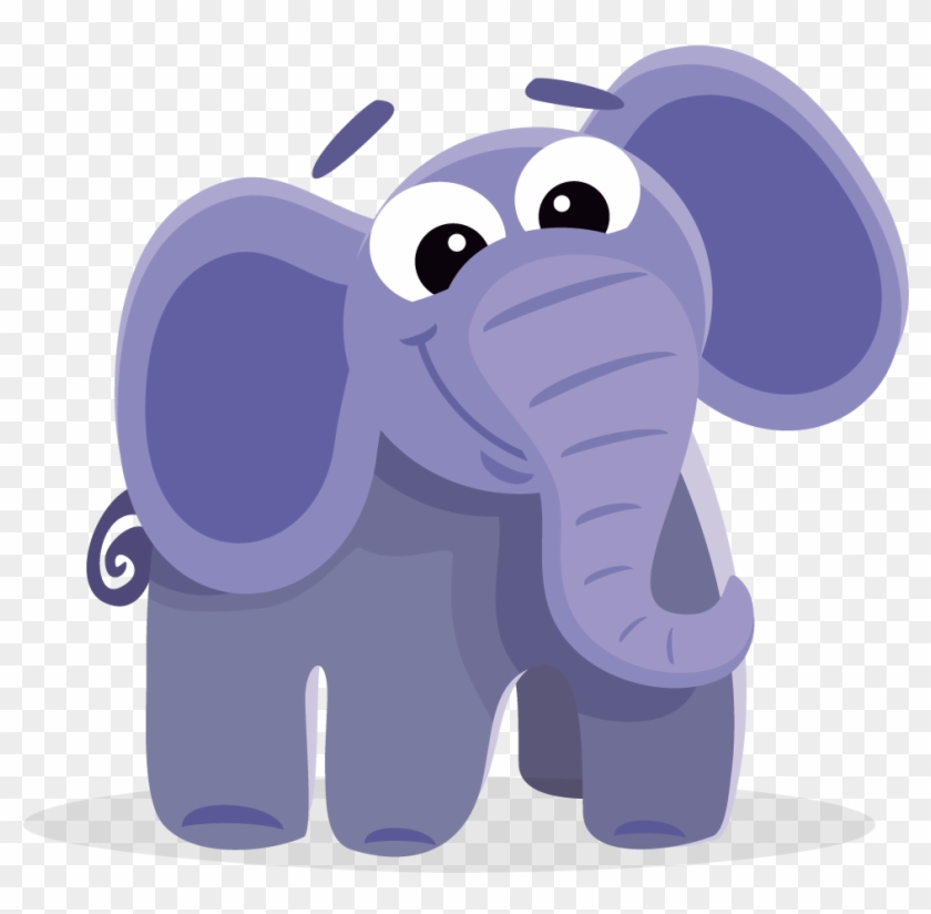 Cute Elephant Baby Elephant Clipart Outline Free Clipart - Cartoon Elephant #581942