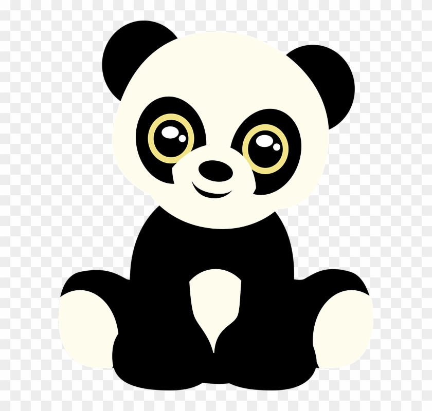 Baby Panda Cliparts 7, - Baby Visual Stimulation Card #582008