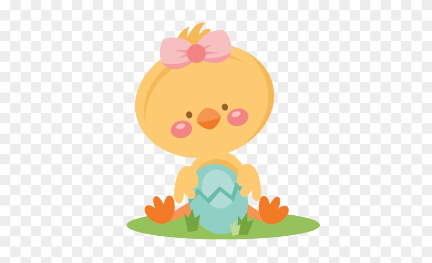 Easter Chick Svg Scrapbook Cut File Cute Clipart Files - Cartoon #582067