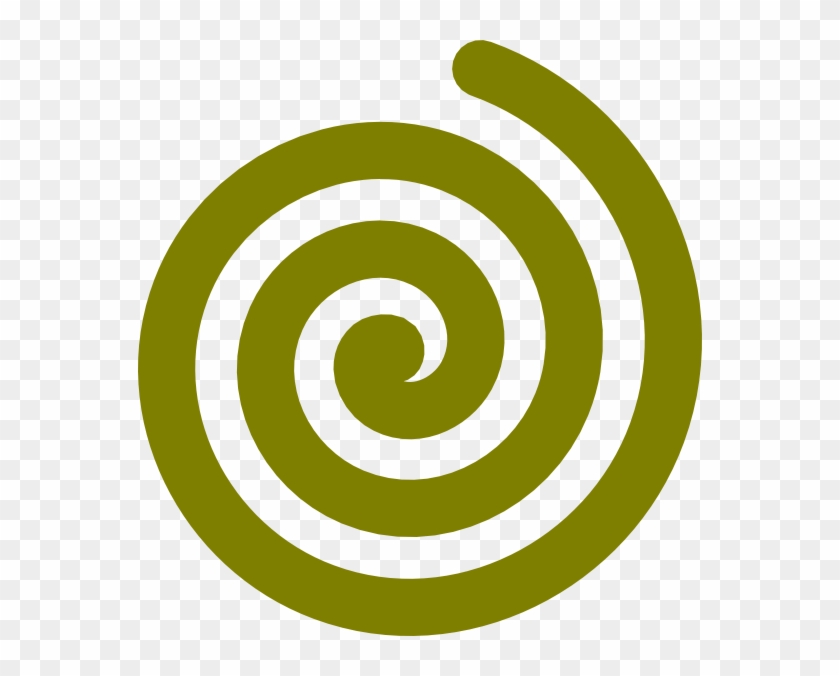 Gold Spiral Clip Art At Clker - Green Spiral Clip Art #582194