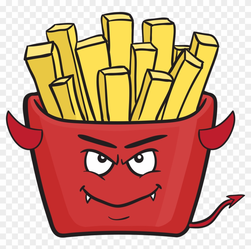 Evil French Fries - French Fries Cartoon #582204