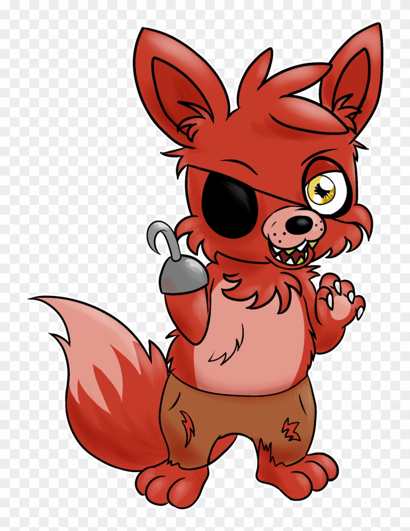 Foxy By Amberlea Draws Foxy By Amberlea Draws - Fnaf Stickers Basic Tees #582219